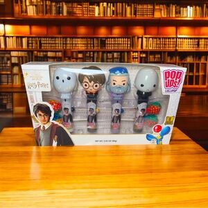 Wizarding World Harry Potter Pop-Ups Lollipop Set by Flix Candy NEW IN BOX